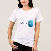 I AM A PRO | Empowerment Minimalist Tri-Blend Shirt (Voorkant)