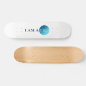 I Am a Pro – Minimal Athletic Statement Design Persoonlijk Skateboard (Horizontaal)