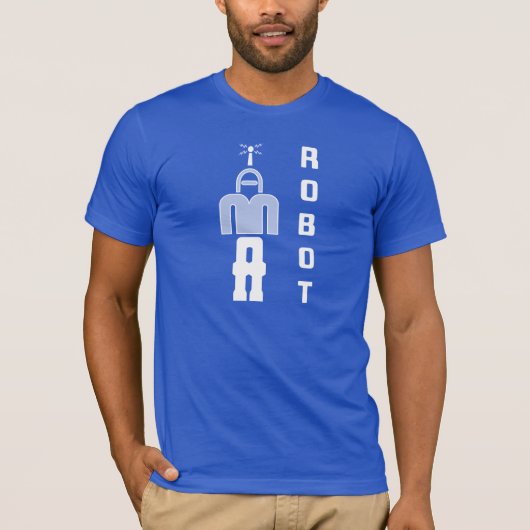 "I AM A ROBOT" Puzzle T-Shirt (Voorkant)