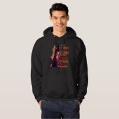 I am A Strong Aries Melanin Queen Zodiac Black Wom Hoodie (Voorkant volledig)