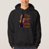 I am A Strong Aries Melanin Queen Zodiac Black Wom Hoodie (Voorkant)