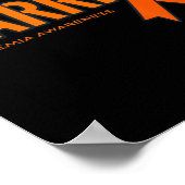 I am a Warrior Leukemia Cancer Awareness Poster (Hoek)