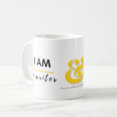 I am a Writer and I Own My Time Coffee Mug Koffiemok (Voorkant links)