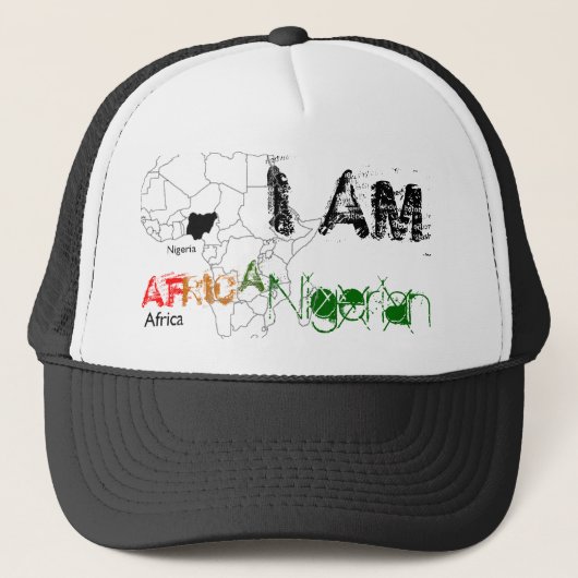 I AM, AF, RIC, A, Nigeriaans Trucker Pet (Voorkant)