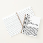 I AM AFFIRMATION Spiral Notebook Notitieboek (Binnen)