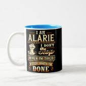 I Am Alarie. I Don't Stop When I'm Tired Tweekleurige Koffiemok (Links)