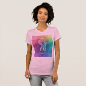 I Am Aligned With Love Modern Spiritual Art T-shirt (Voorkant volledig)