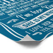 I Am Already Taken By Freaking Awesome Girl Born I Poster (Hoek)