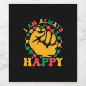 i_am_always_happy_01 wijn etiket (Enkel label)