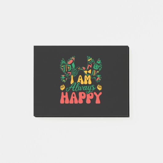 i_am_always_happy_02 post-it® notes (Voorkant)