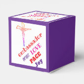 I AM ambassador of his LOVE Bedankdoosjes (Achterkant)