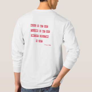 I AM ART Geschreven Woorden Logo - T.R.K FASHION T T-shirt