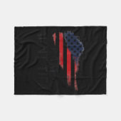 I Am Aunt Tifa Funny Litical Humor  Fleece Deken (Voorkant (Horizontaal))