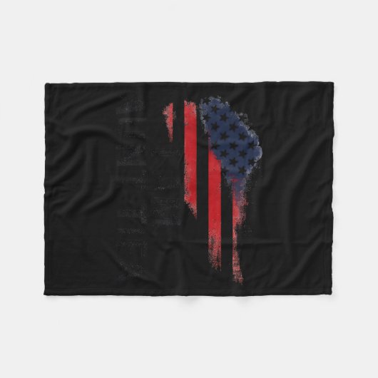 I Am Aunt Tifa Funny Litical Humor  Fleece Deken (Voorkant (Horizontaal))