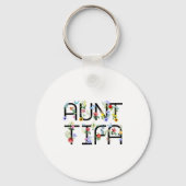 I Am Aunt Tifa Shirt Aunt Tifa Funny Aunt Tifa  Sleutelhanger (Voorkant)