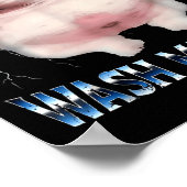 I Am Bble Wash My Belly Bble Meme Funny Dog Brainr Poster (Hoek)