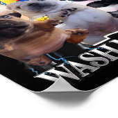 I Am Bble Wash My Belly Funny Dog Clean My Belly M Poster (Hoek)