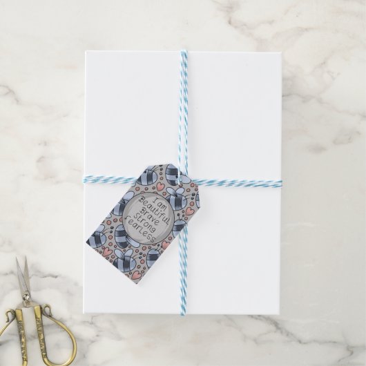 I am beautiful  cadeaulabel (Met Touw)