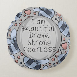 I am beautiful  rond kussen