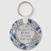 I am beautiful sleutelhanger (Voorkant)