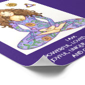 "I AM" Bevestiging 5X7 afdrukken Poster (Hoek)