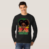 I AM Black History 2023 Black History Month BHM k T-shirt (Voorkant volledig)