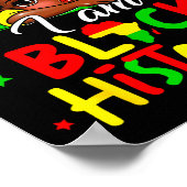 I Am Black History Afro Girl Little Melanin Prince Poster (Hoek)