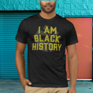 I Am Black History - Black Fist Graphic Shirt