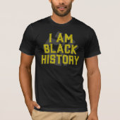 I Am Black History - Black Fist Graphic Shirt (Voorkant)