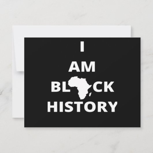 I Am Black History - Black History Month Classic (Achterkant)