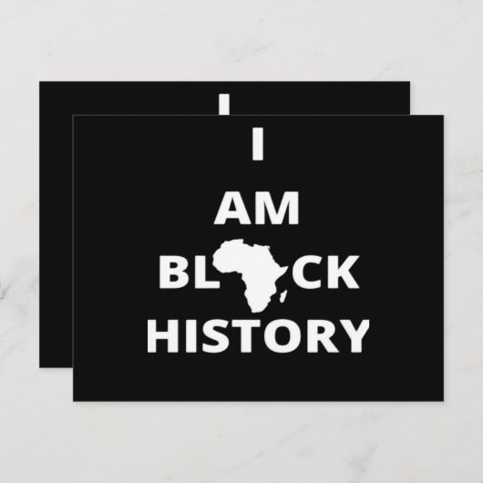 I Am Black History - Black History Month Classic (Voorkant / Achterkant)
