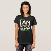 I Am Black History Black History Month & Pride Gif T-shirt (Voorkant volledig)