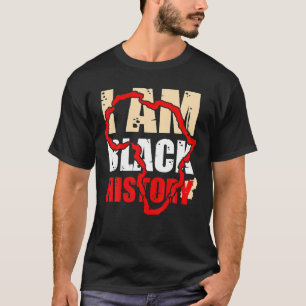 I Am-Black History D.S-T Vintage Black History Mon T-shirt
