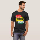 I Am Black History Month African American Pride Ce T-shirt (Voorkant volledig)