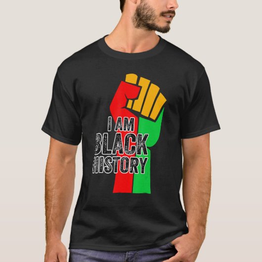 I Am Black History Month African American Pride Ce T-shirt (Voorkant)
