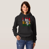 I Am Black History Month African American Pride Hoodie (Voorkant volledig)