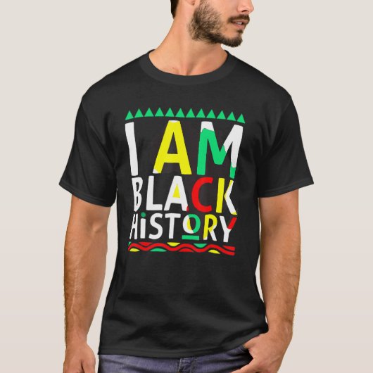 I Am Black History Month Afro African Pride Women T-shirt (Voorkant)