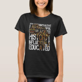 I Am Black History Month Black Pride African Pride T-shirt (Voorkant)