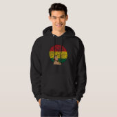 I Am Black History Month Black Queen BHM Pride Mel Hoodie (Voorkant volledig)
