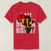 I Am Black History Month Celebration African Ameri T-shirt (Design voorkant)