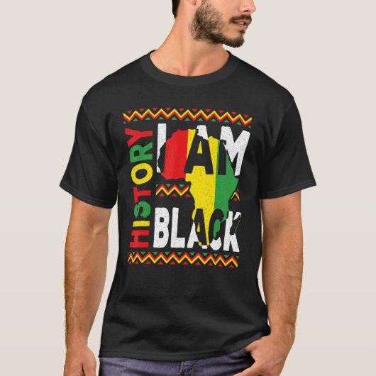 I Am Black History Month Melanin Pride African Ame T-shirt (Voorkant)