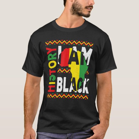 I Am Black History Month Melanin Pride African Ame T-shirt (Voorkant)