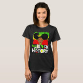 I Am Black History Queen Melanin Afro African Prid T-shirt (Voorkant volledig)