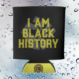 I Am Black History - Zwarte vuist grafische Koelbo Blikjeskoeler