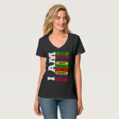 I Am Black Woman Educated Melanin Black History Mo T-shirt (Voorkant volledig)