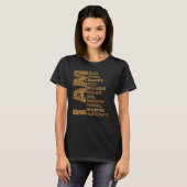 I Am Black Woman Educated Melanin Black History Mo T-shirt (Voorkant volledig)