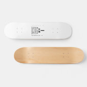 I am blind as bat eye chart persoonlijk skateboard (Horizontaal)