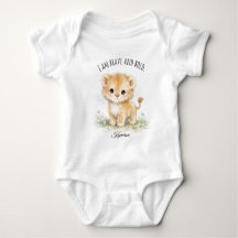 “I Am Brave And Bold" Baby Shower Schattige Kleine