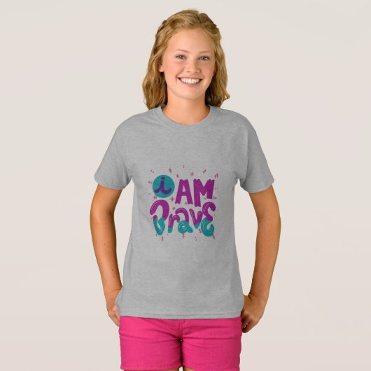 I AM BRAVE SHIRT (Voorkant volledig)