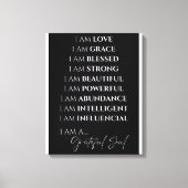 I AM Canvas Afdruk (Voorkant)